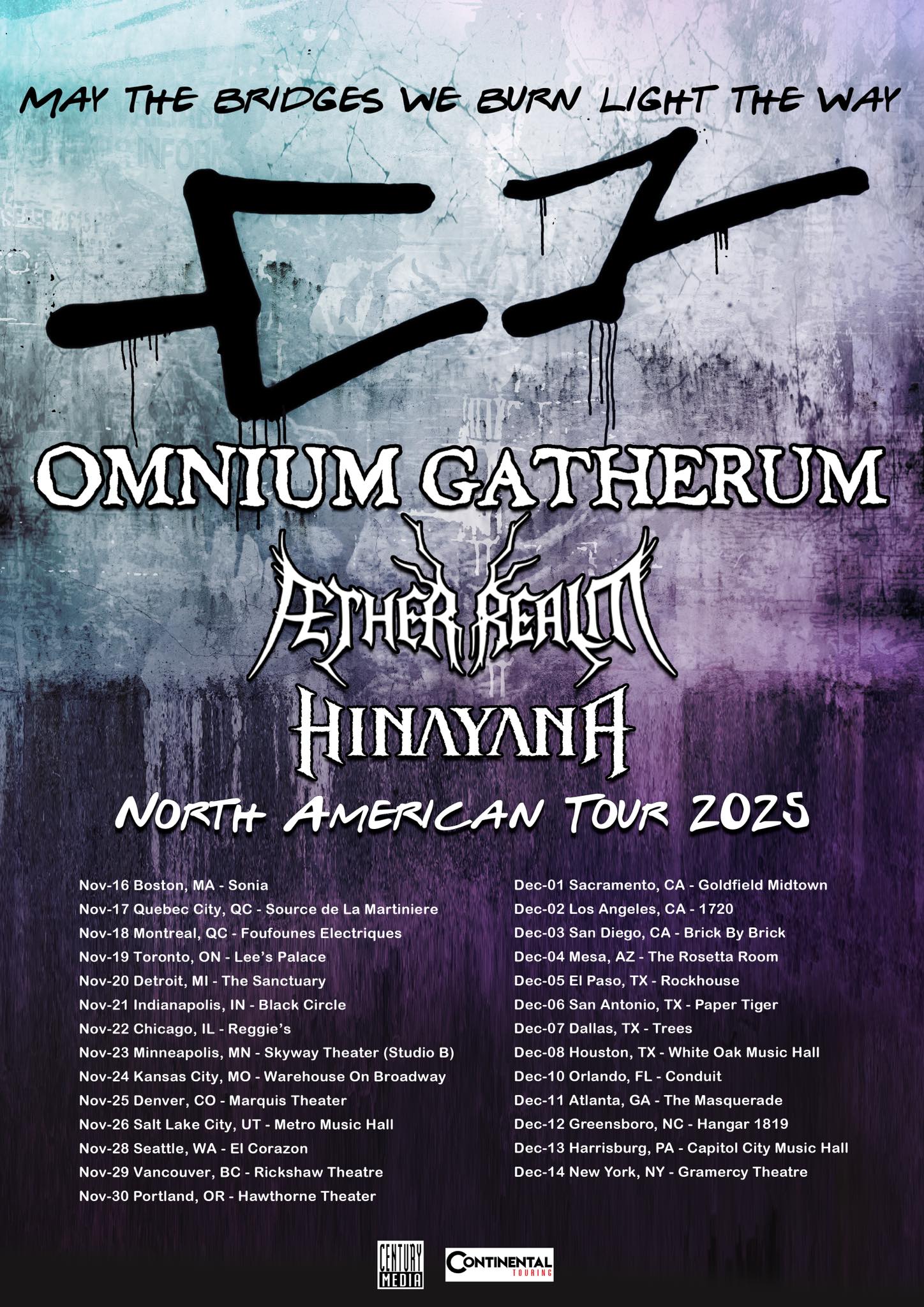 Hinayana North American Tour Poster 2025